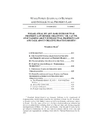 Wake Forest Journal of Business and Intellectual Property Law
