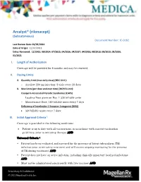 Arcalyst® (Rilonacept)