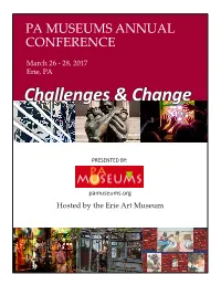 PA Museums Program Book 2017