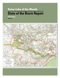 Rainy-Lake of the Woods State of the Basin Report Second Edition 2014