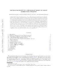 Spectral Decimation of a Self-Similar Version of Almost Mathieu-Type Operators