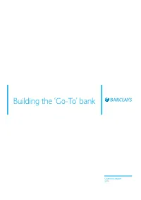 Building the 'Go-To' Bank
