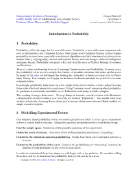 Introduction to Probability