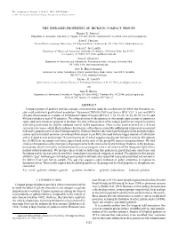 THE INFRARED PROPERTIES of HICKSON COMPACT GROUPS Kelsey E