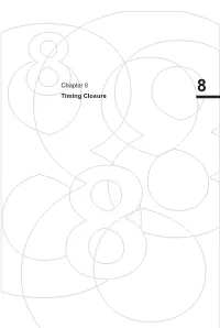Chapter 8 Timing Closure