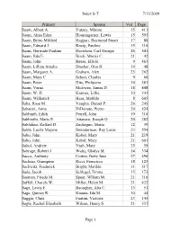 Index S-T 7/13/2009