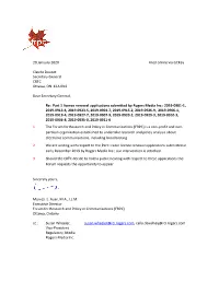 P>20 January 2020 Filed Online Via Gckey