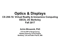 Optics & Displays