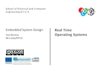 Real Time Operating Systems