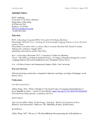 1 JEFFREY WENG Ph.D. Candidate University Of
