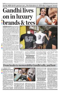 From Books to Memorabilia Gandhi Sells, And
