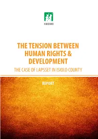 The Case of Lapsset in Isiolo County