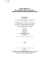 The Continuing Need for Section 5 Hearing Committee