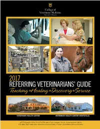 2017 Referring Veterinarians' Guide