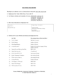 EEO PUBLIC FILE REPORT Job Title Recruitment Source