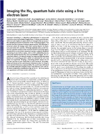 Imaging the He2 Quantum Halo State Using a Free Electron Laser