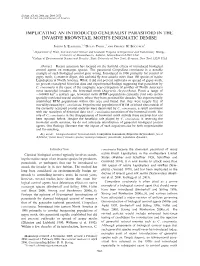 Implicating an Introduced Generalist Parasitoid in the Invasive Browntail Moth’S Enigmatic Demise