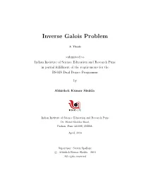 Inverse Galois Problem