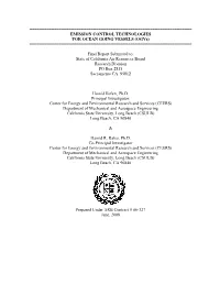 Report: 2008-06-01 Emission Control Technologies for Ocean