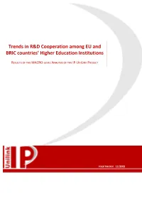 Results of the Macro-Level Analysis of the Ip-Uni Link Project