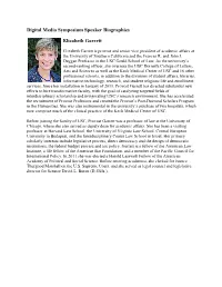 Speaker Biographies