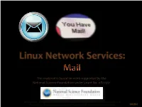 Course 4 Lesson 2: Mail