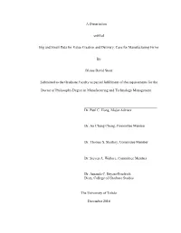 A Dissertation Entitled Big and Small Data for Value Creation And
