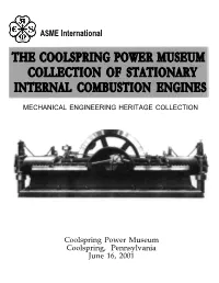 Internal Combustion Engines Collection of Stationary