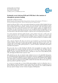 Systematic Errors Between SLR and GNSS Due to the Omission of Atmospheric Pressure Loading