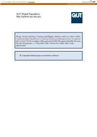 Communication Infrastructure Study for Precise Positioning Services in Regional Queensland