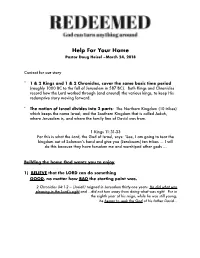 01 Help for Your Home NOTES.Pages