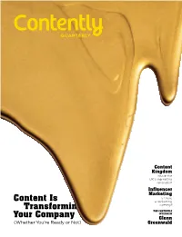 Content Is Transforming Your Company