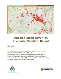 Mapping Displacement in Kitchener-Waterloo: Report
