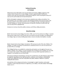 Safety & Security on Campus Report