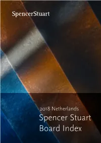 2018 Netherlands Spencer Stuart Board Index International Comparison