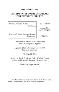 Peters V. Barr