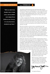 SPRING 2013 | ISSUE Thirty-Two Editorial | Stephanie SAYS