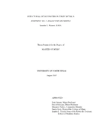 Structural Octatonicism in Cindy Mctee's Symphony No.1