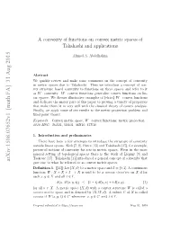 A Convexity of Functions on Convex Metric Spaces of Takahashi And