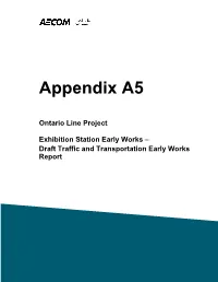 Appendix A5. Traffic and Transportation