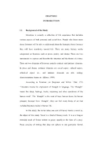 CHAPTER I INTRODUCTION 1.1. Background of the Study Literature
