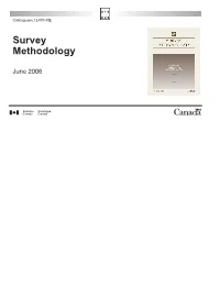 Survey Methodology