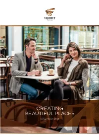 CREATING BEAUTIFUL PLACES Annual Report 2018 Inside