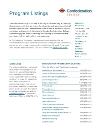 Program Listings