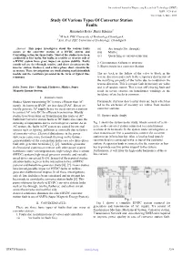 Study of Various Types of Converter Station Faults Himanshu Batra1,Rintu Khanna2 1M.Tech, PEC University of Technology,Chandigarh, 2 Asst
