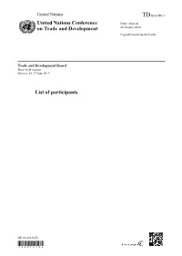 Trade and Development Board, Sixty-Sixth Session