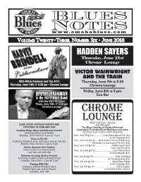 Blues Notes June 2018