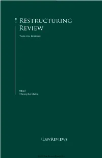 Restructuring Review Restructuring Review