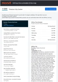 S40 Bus Time Schedule & Line Route