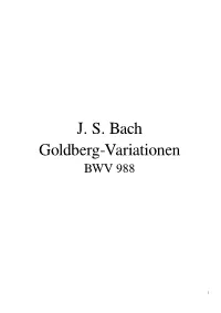 Goldberg Variations